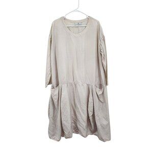 Shack Incorporated Women's 100% Silk Vintage Lightweight Midi Dress - OS